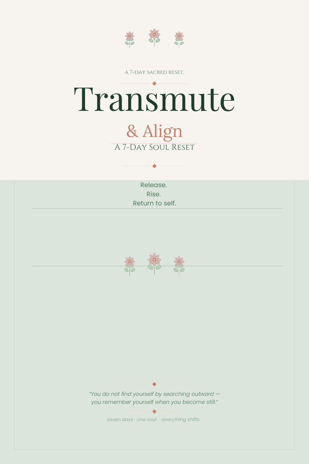 Transmute & Align - A 7-Day Soul Reset