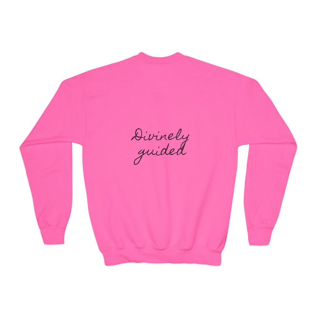 Divinely Guided | Miracle of Roses Youth Crewneck Sweatshirt