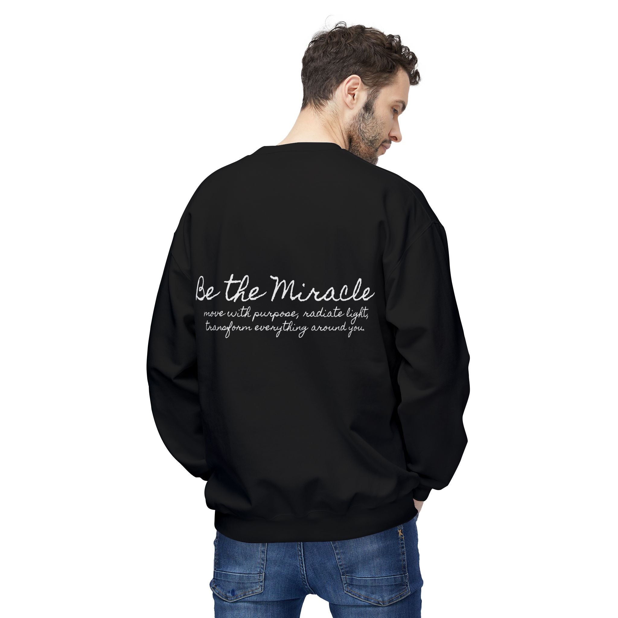 Be the Miracle | Miracle of Roses Crewneck Sweatshirt