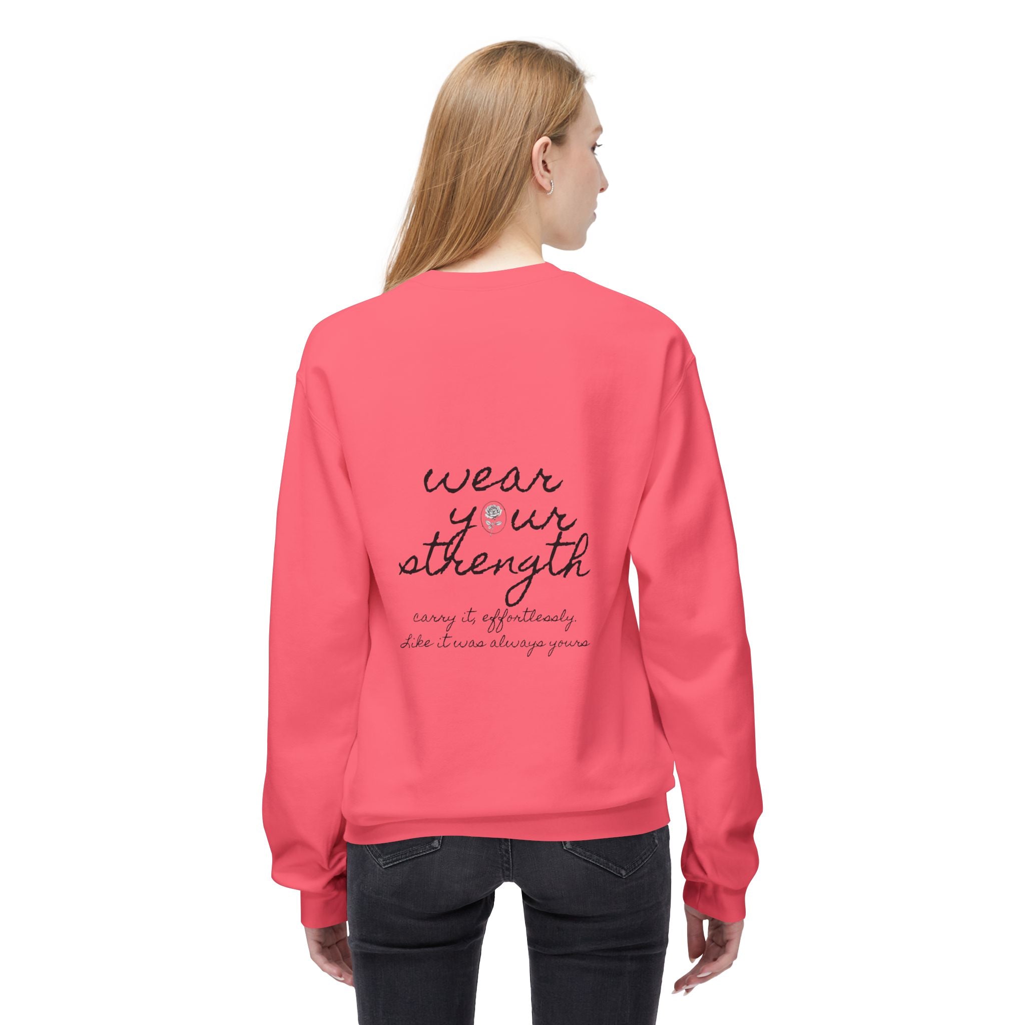 Wear your Strength | Miracle of Roses Crewneck Sweatshirt