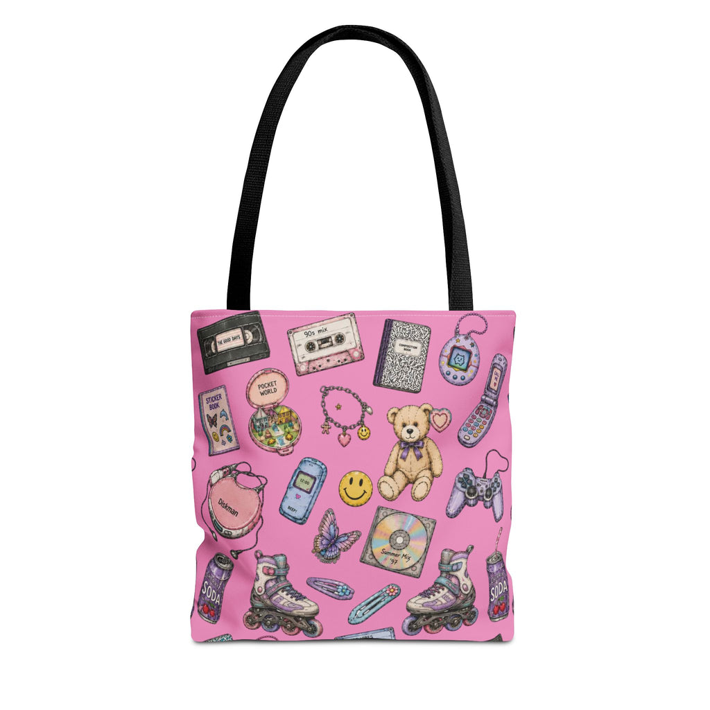 Rewind | Miracle of Roses Tote Bag-Pink