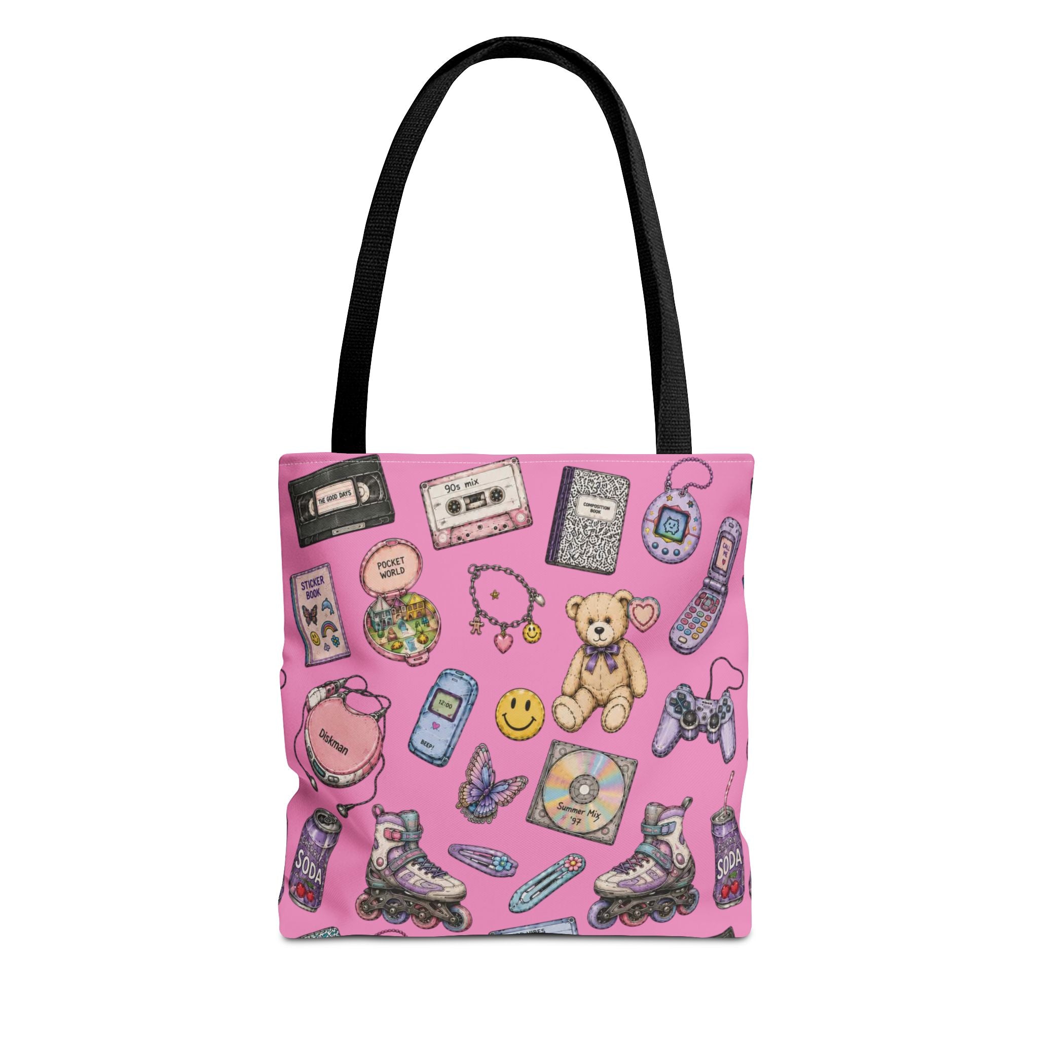 Rewind | Miracle of Roses Tote Bag-Pink