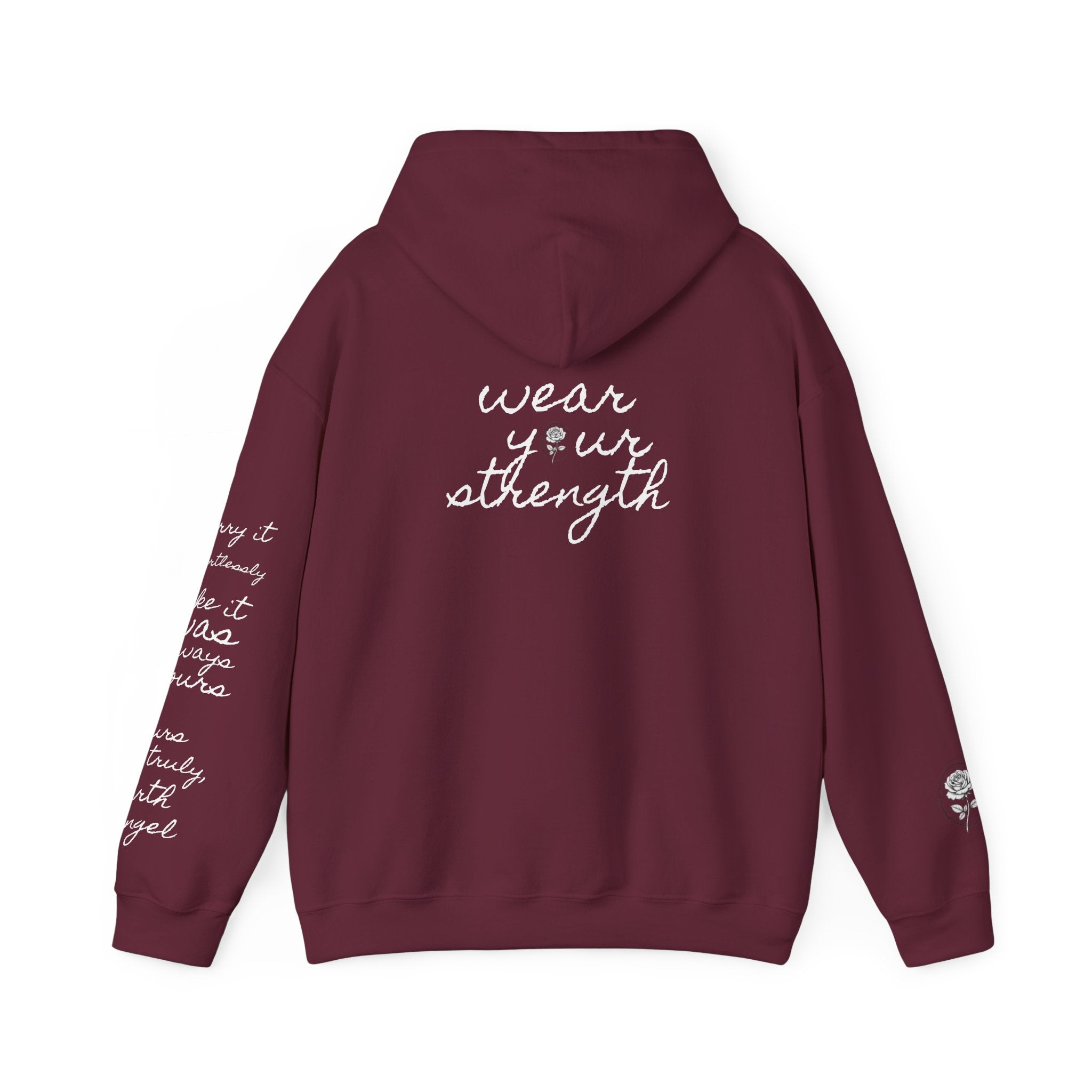 Wear your Strength-Radiate | Miracle of Roses Hoodie