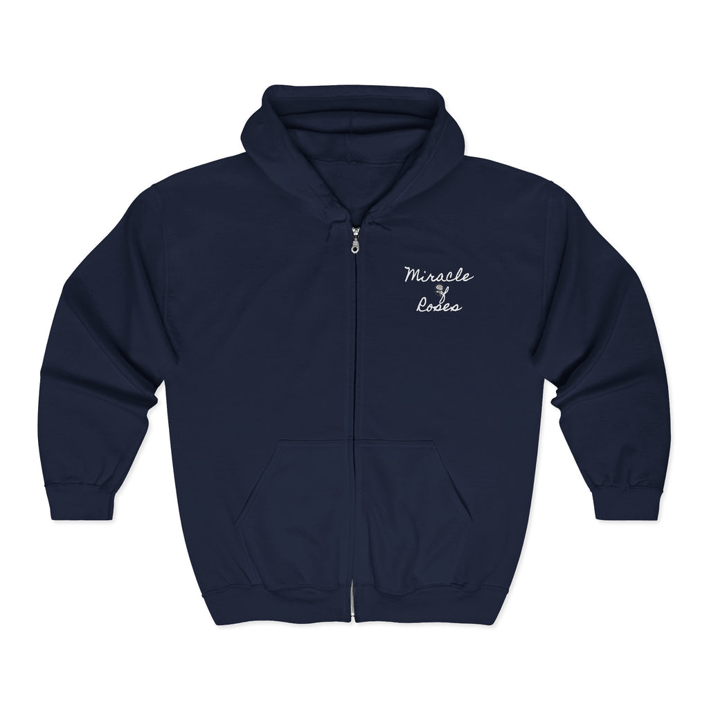You are the Magic | Miracle of Roses Full Zip Hoodie