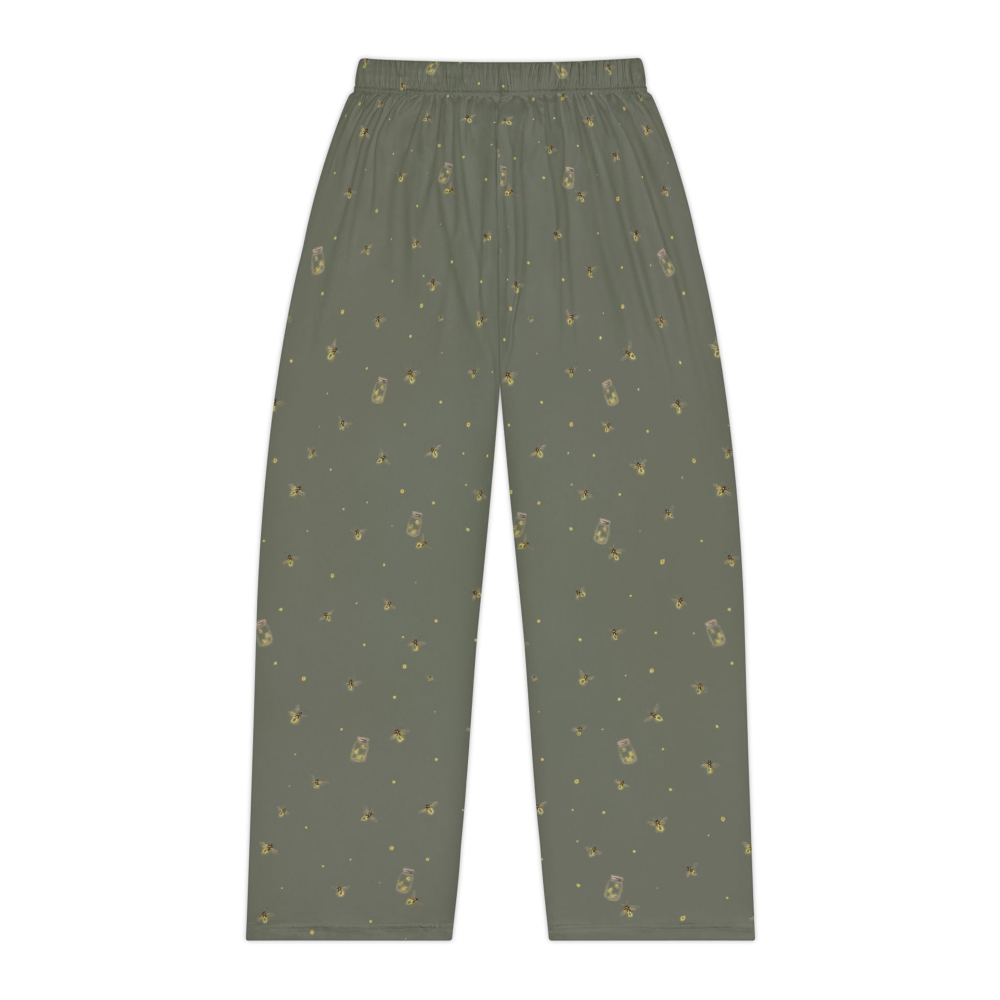 Lanterns of the Garden | Miracle of Roses Pajama Pants-Green
