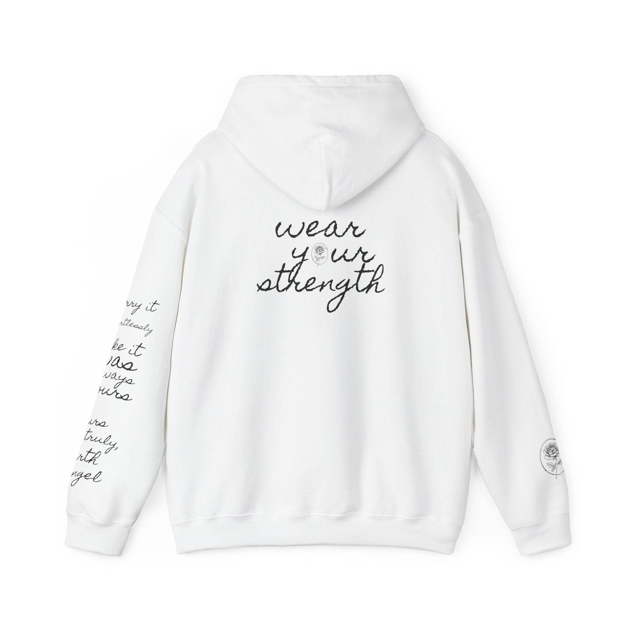 Wear your Strength-Radiate | Miracle of Roses Hoodie