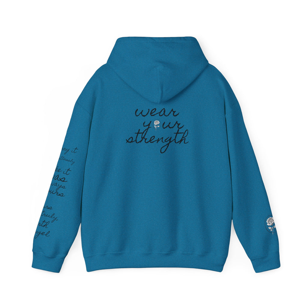 Wear your Strength-Radiate | Miracle of Roses Hoodie