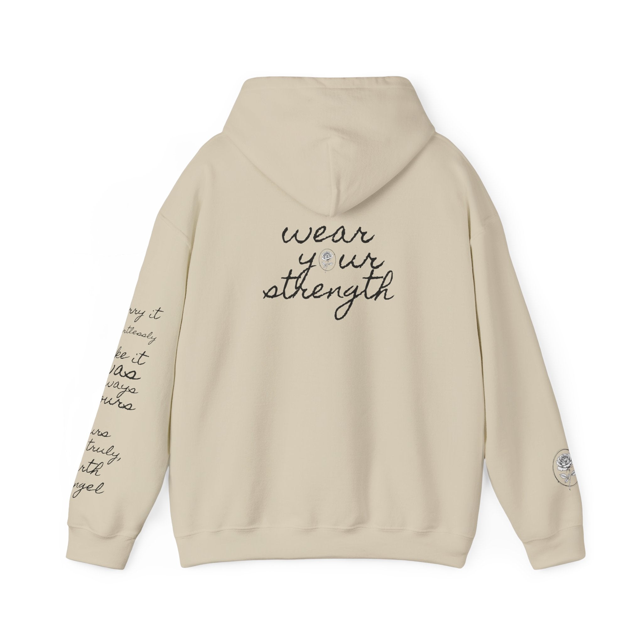 Wear your Strength-Radiate | Miracle of Roses Hoodie