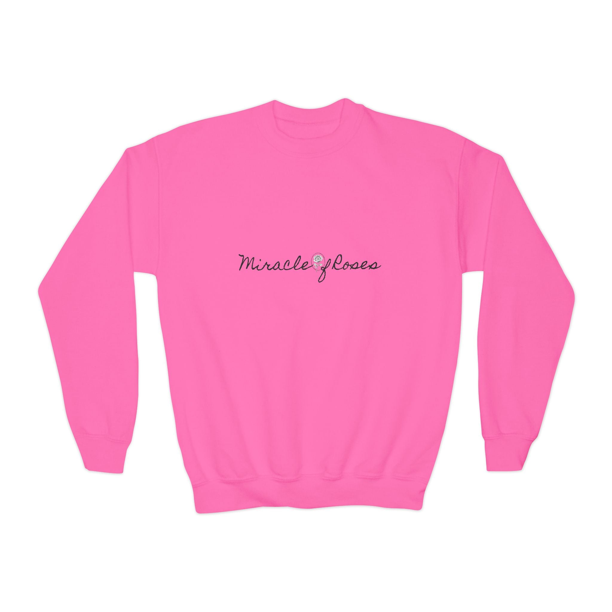 Brightest Light | Miracle of Roses Youth Crewneck Sweatshirt