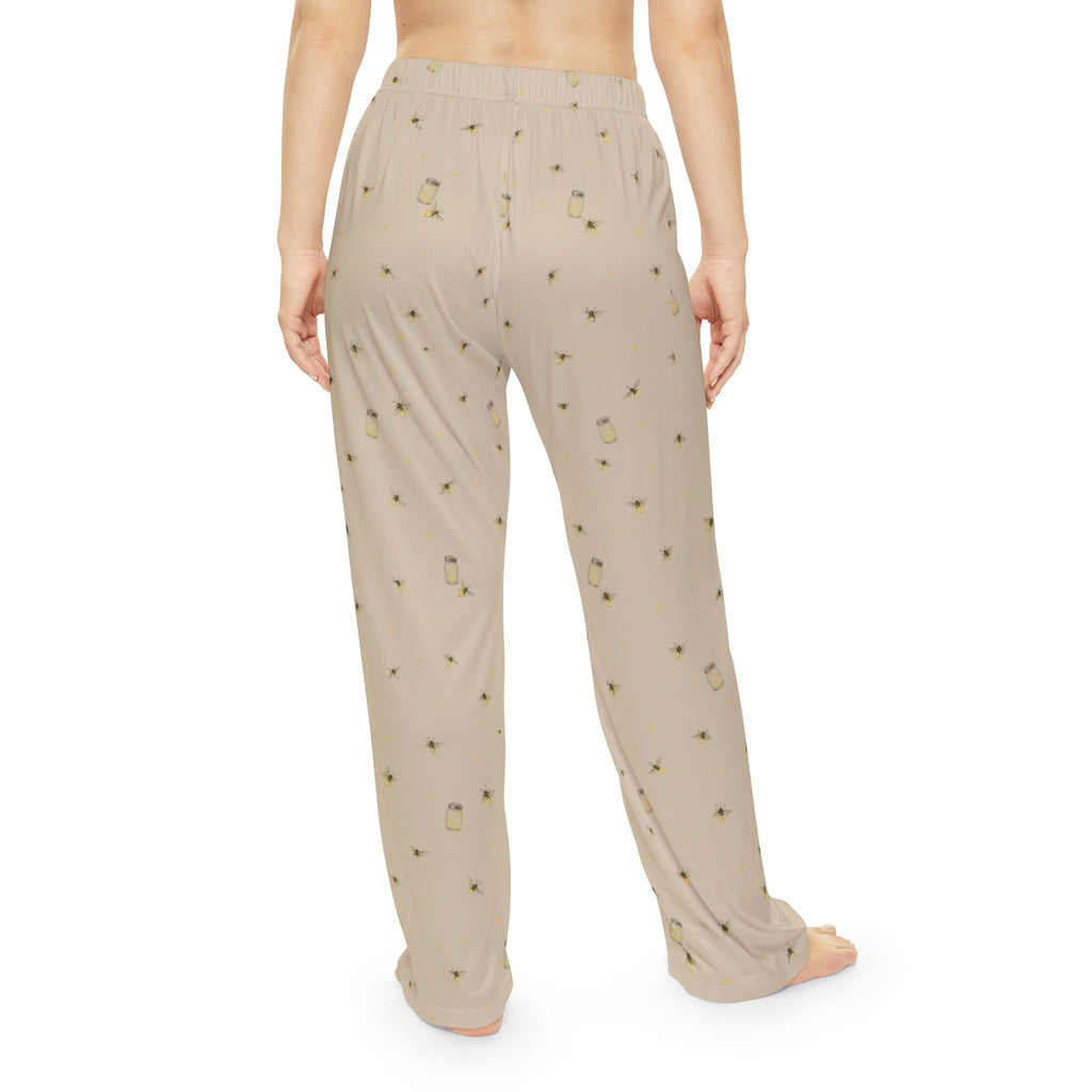 Lanterns of the Garden | Miracle of Roses Pajama Pants-Sand