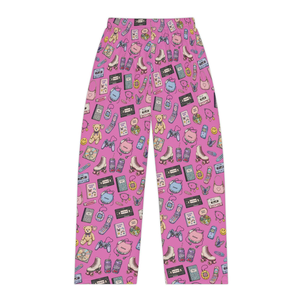 Soft Nights | Miracle of Roses Pajama Pants-Pink