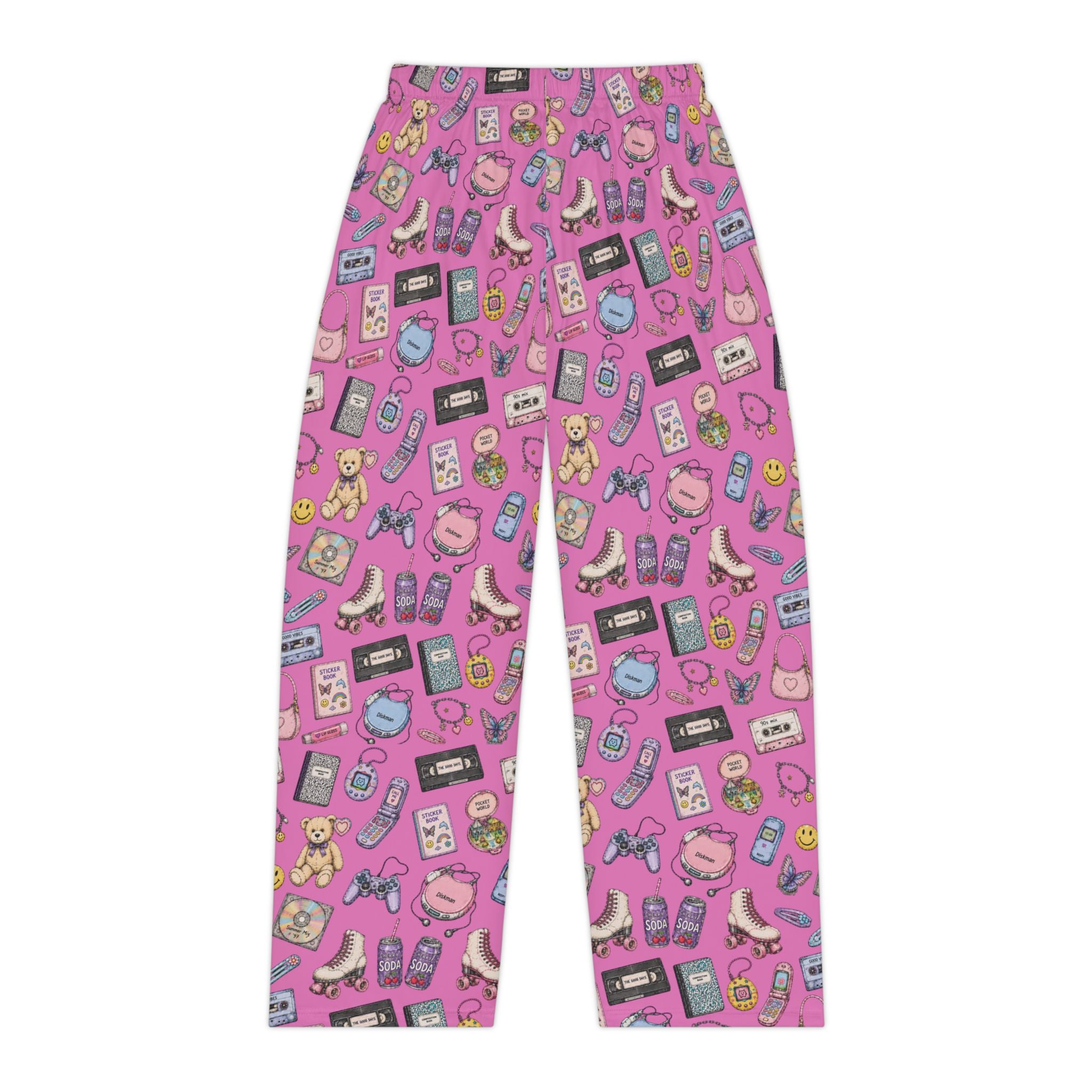 Soft Nights | Miracle of Roses Pajama Pants-Pink