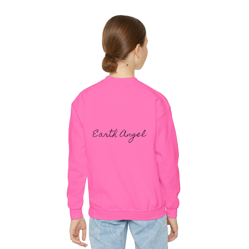 Earth Angel | Miracle of Roses Youth Crewneck Sweatshirt