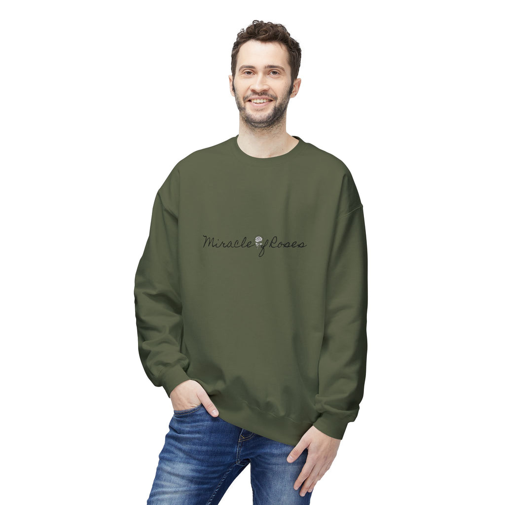 Wear your Strength | Miracle of Roses Crewneck Sweatshirt