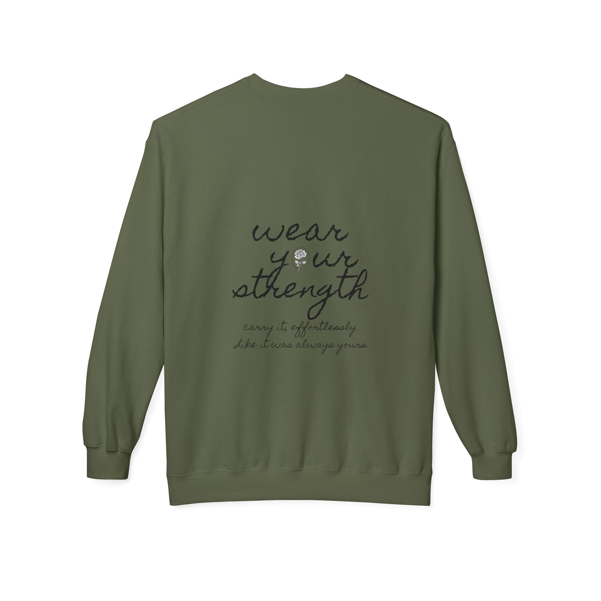 Wear your Strength | Miracle of Roses Crewneck Sweatshirt