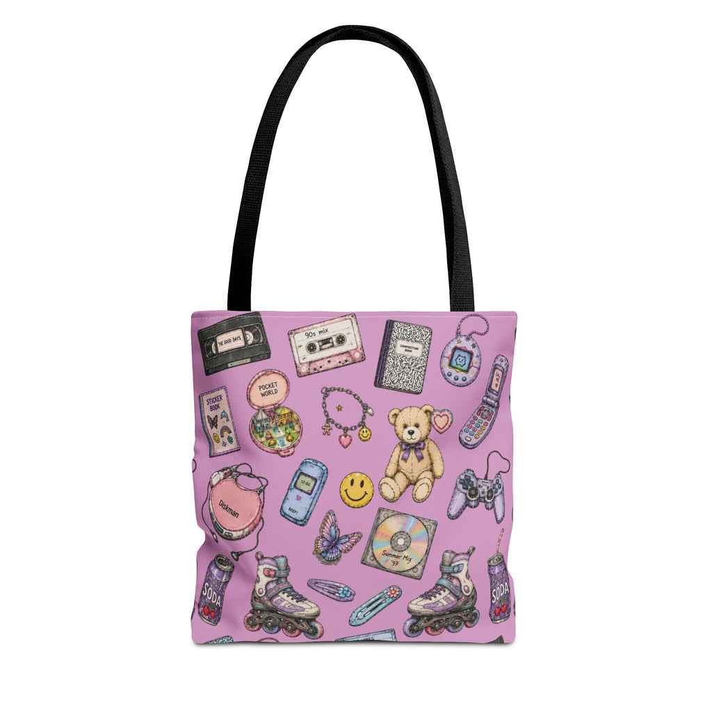 Rewind | Miracle of Roses Tote Bag-Purple
