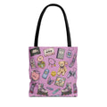 Rewind | Miracle of Roses Tote Bag-Purple