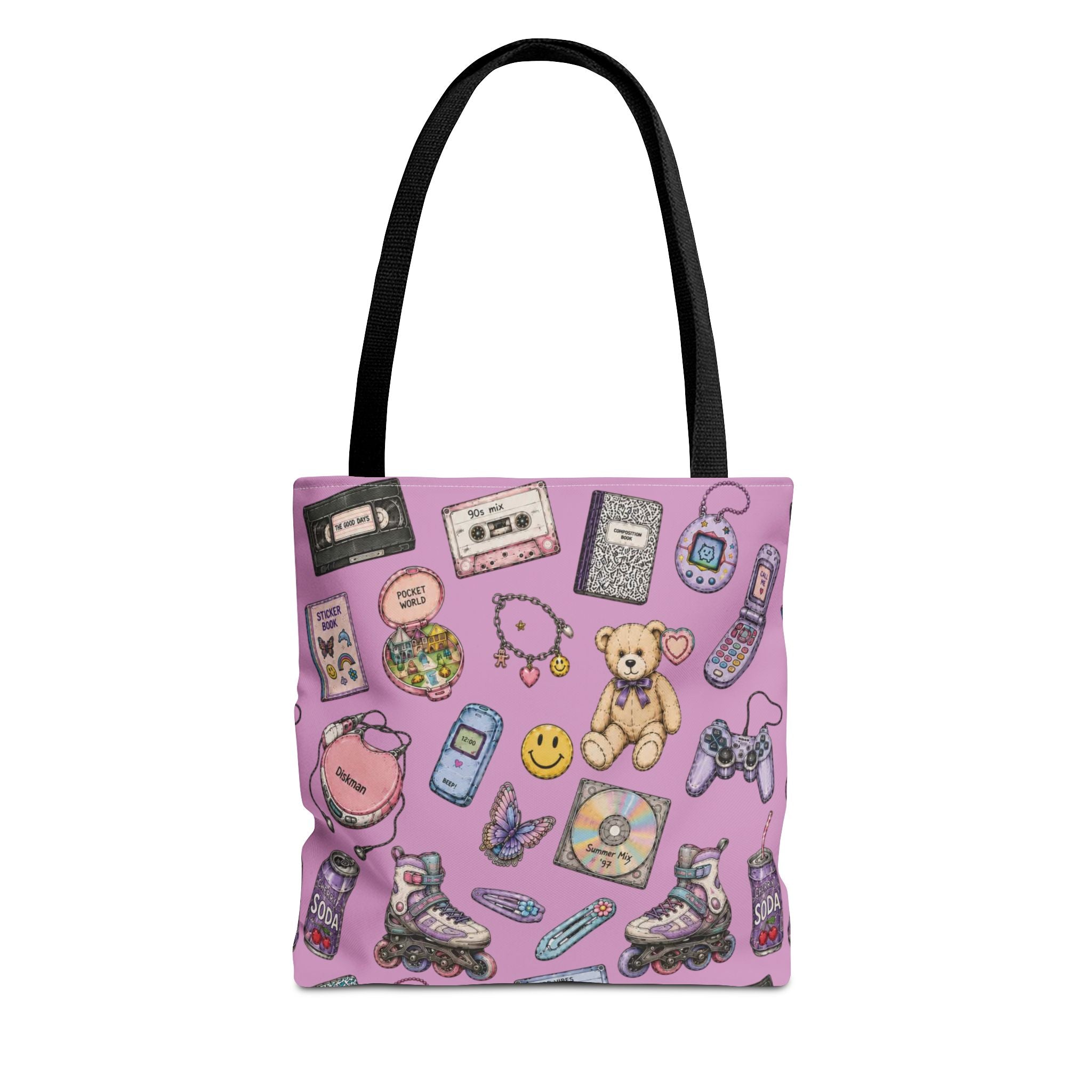 Rewind | Miracle of Roses Tote Bag-Purple