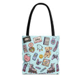 Rewind | Miracle of Roses Tote Bag-Blue
