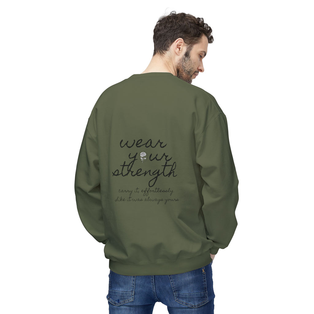 Wear your Strength | Miracle of Roses Crewneck Sweatshirt