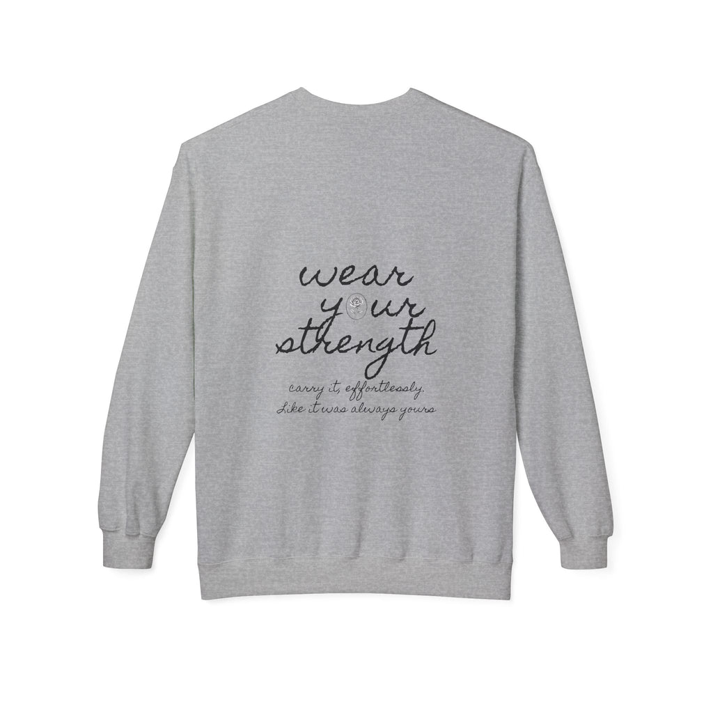Wear your Strength | Miracle of Roses Crewneck Sweatshirt
