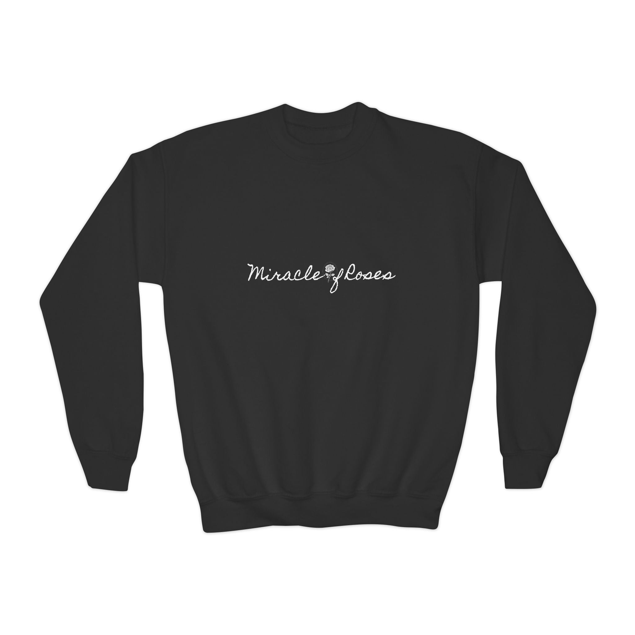 Earth Angel | Miracle of Roses Youth Crewneck Sweatshirt