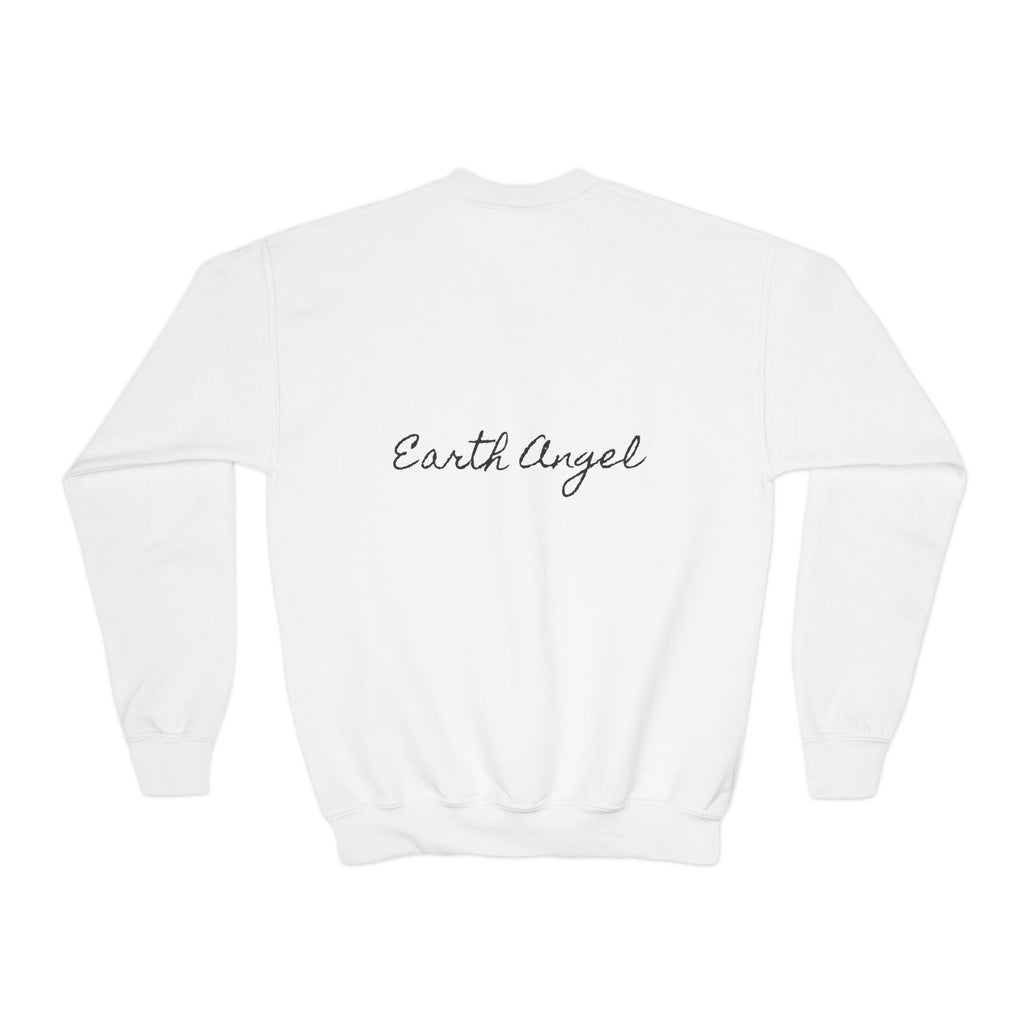 Earth Angel | Miracle of Roses Youth Crewneck Sweatshirt