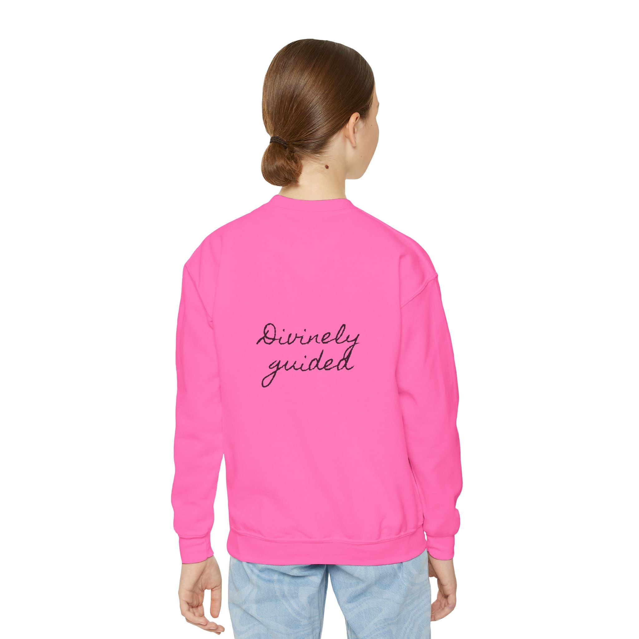 Divinely Guided | Miracle of Roses Youth Crewneck Sweatshirt