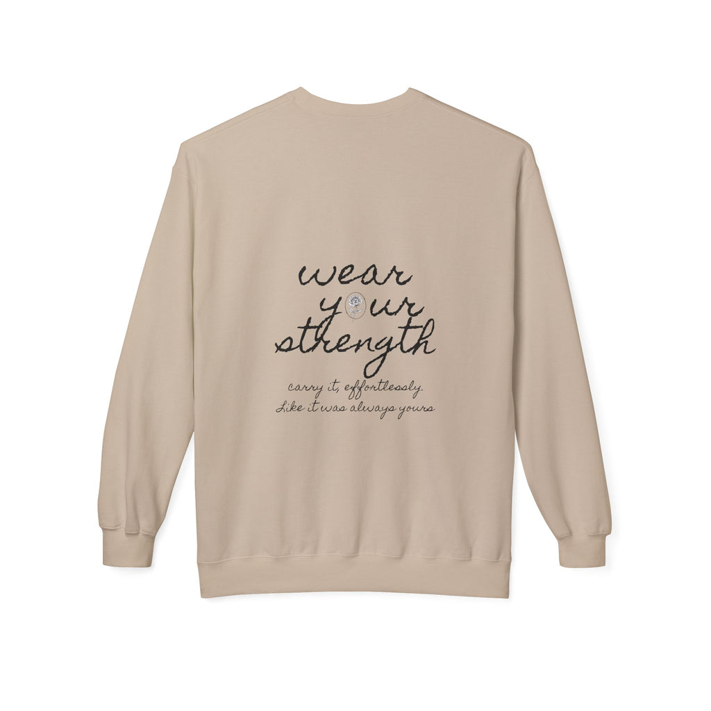 Wear your Strength | Miracle of Roses Crewneck Sweatshirt