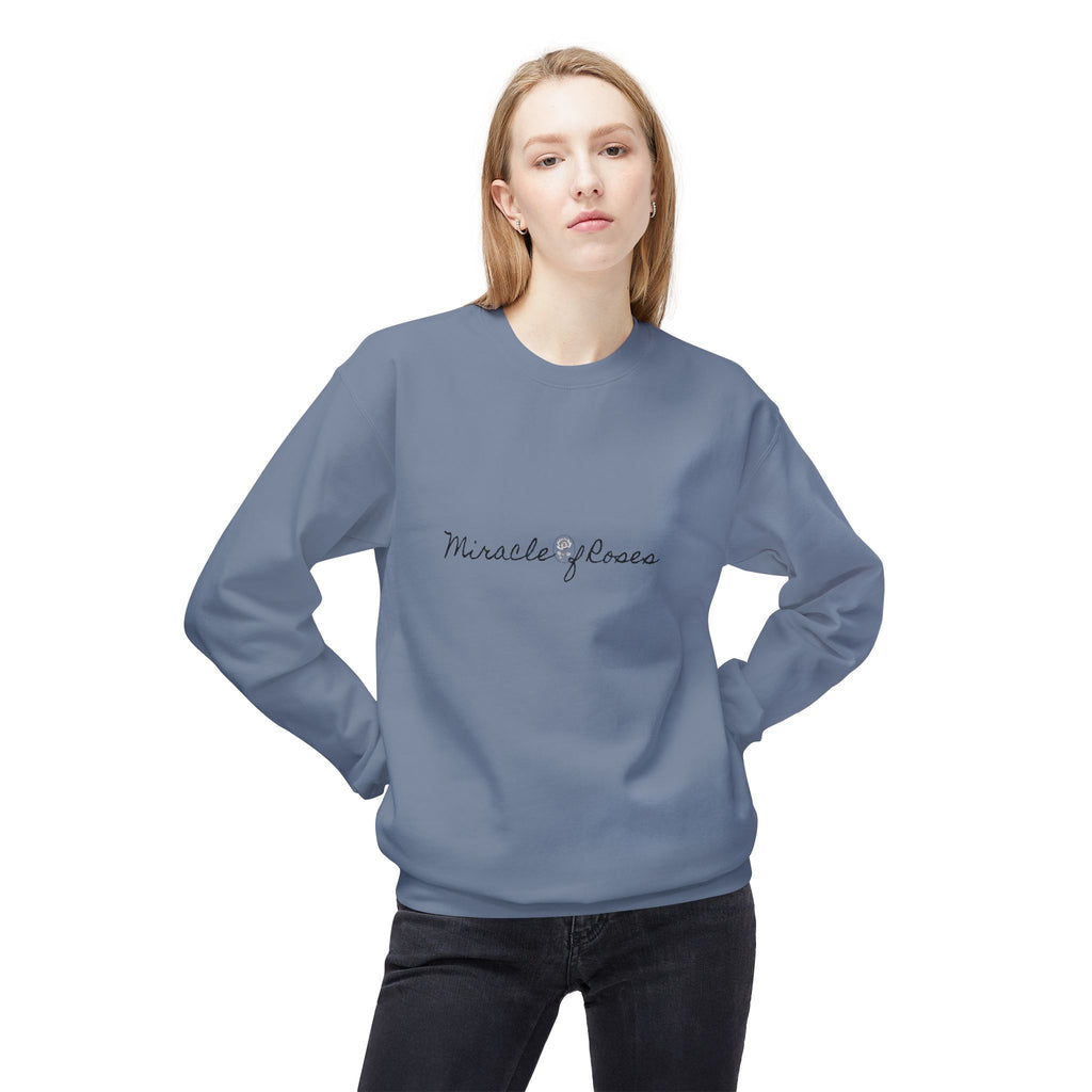 Wear your Strength | Miracle of Roses Crewneck Sweatshirt