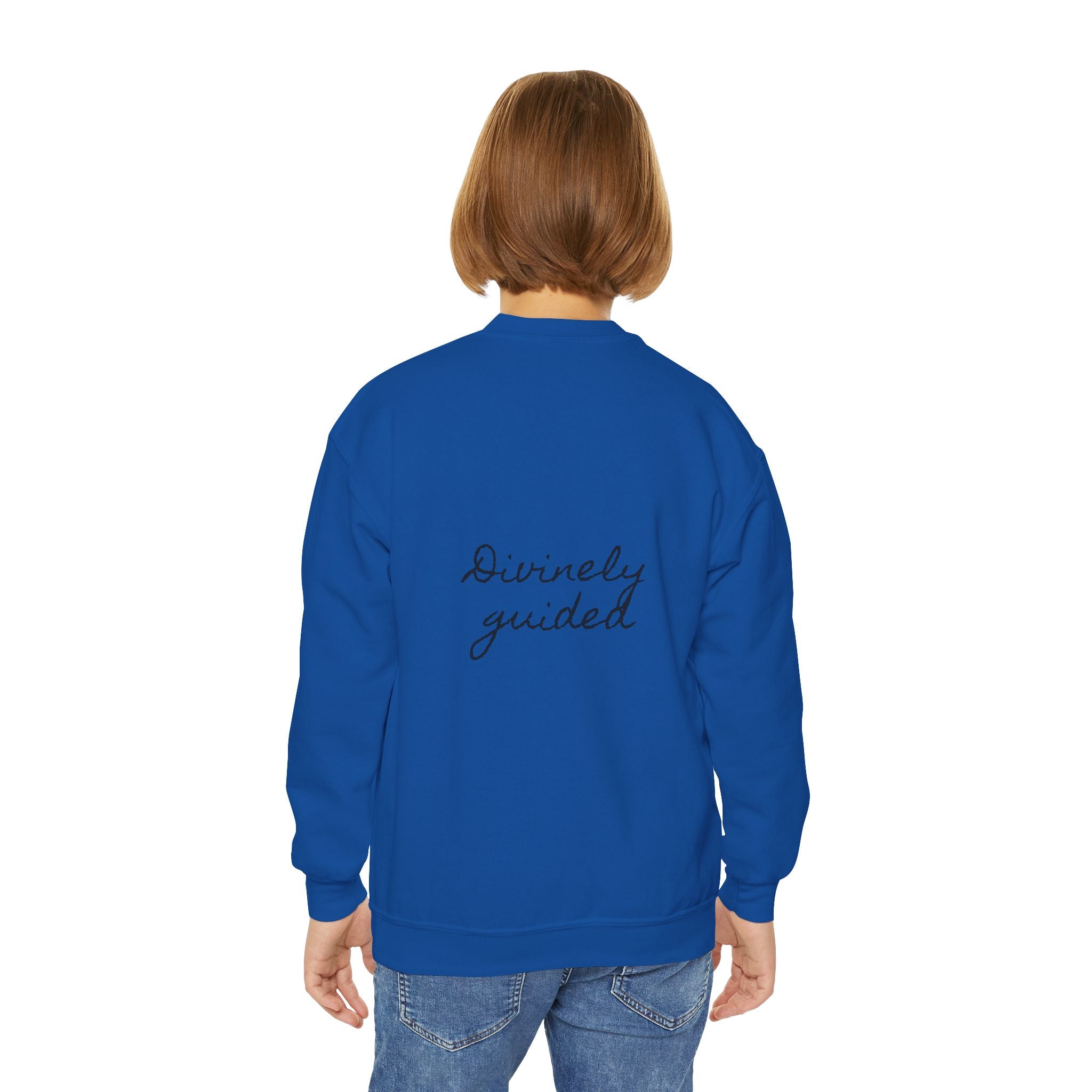 Divinely Guided | Miracle of Roses Youth Crewneck Sweatshirt