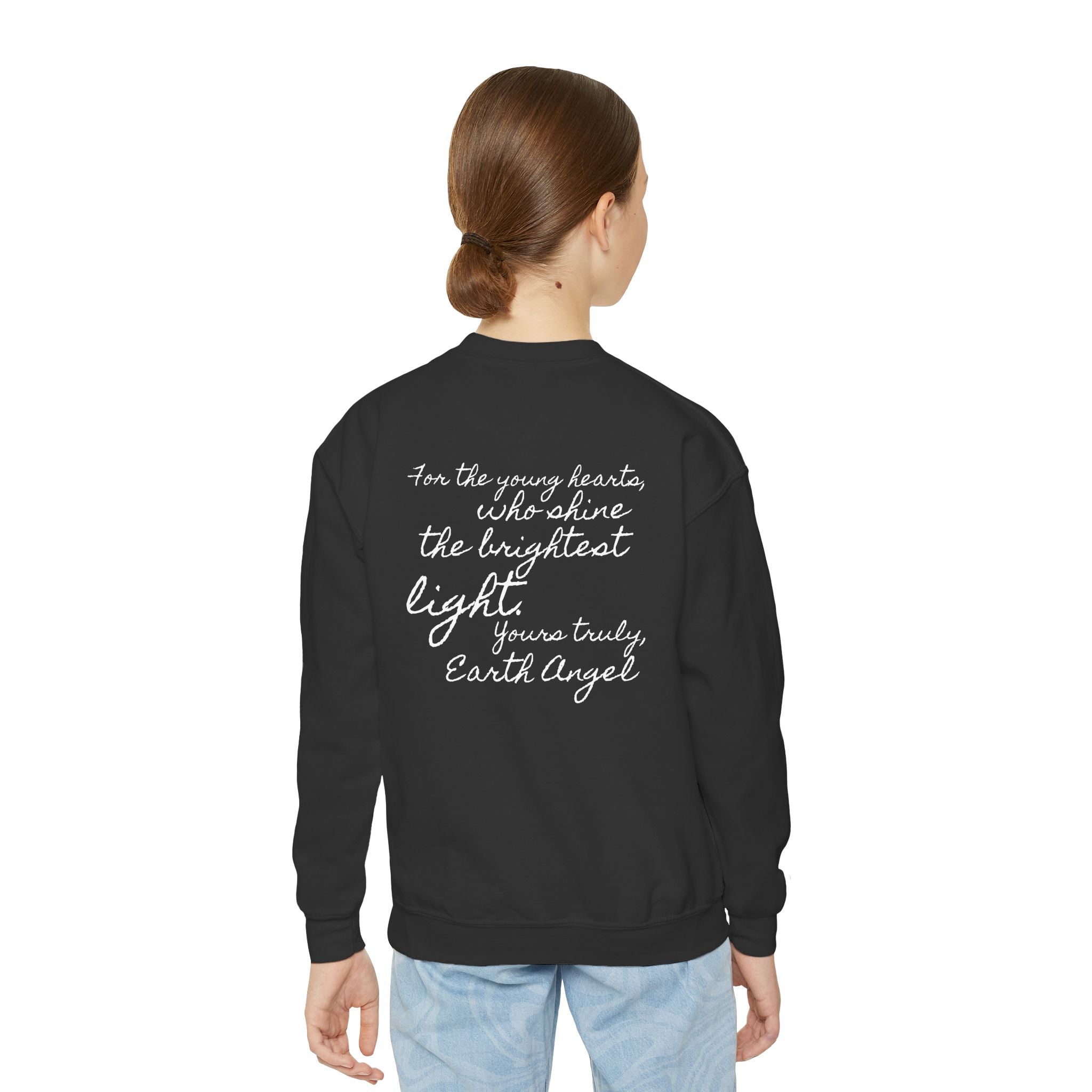 Brightest Light | Miracle of Roses Youth Crewneck Sweatshirt