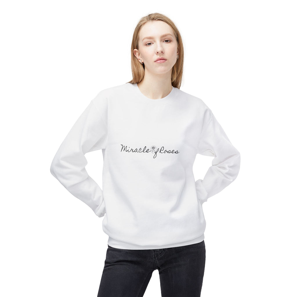 Wear your Strength | Miracle of Roses Crewneck Sweatshirt
