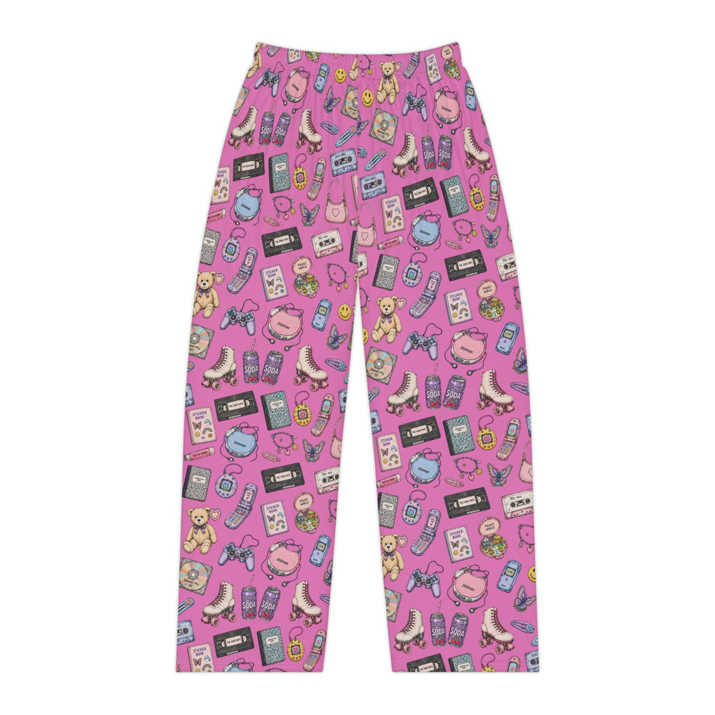 Soft Nights | Miracle of Roses Pajama Pants-Pink