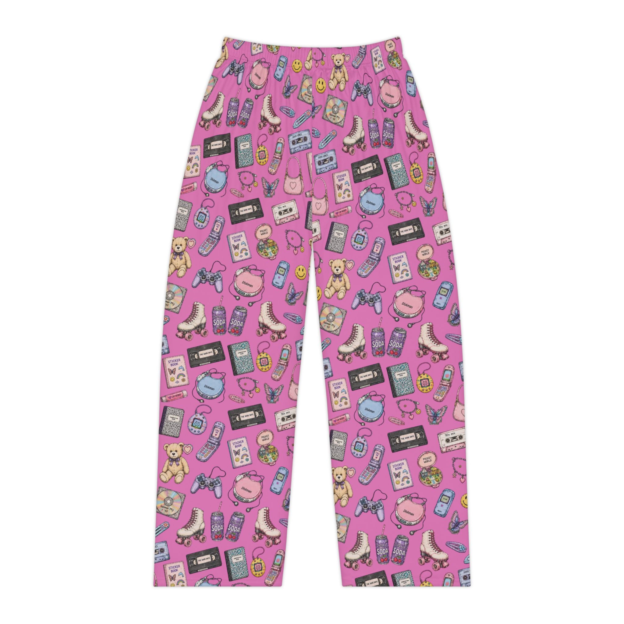 Soft Nights | Miracle of Roses Pajama Pants-Pink