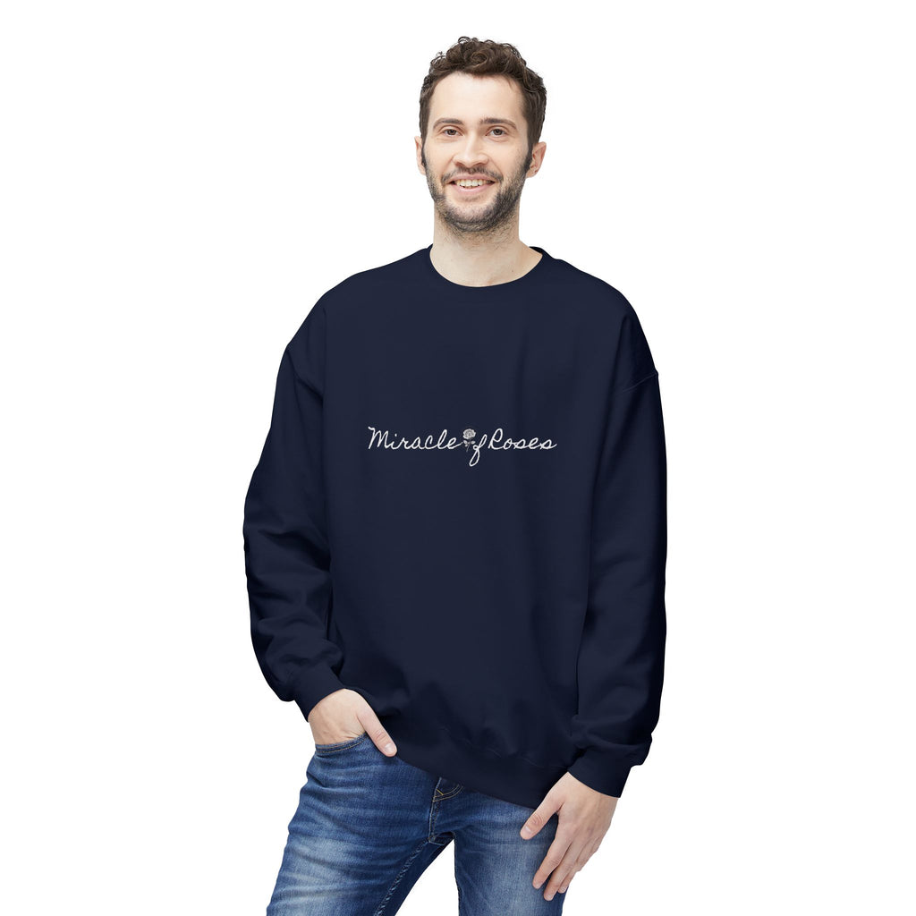 Wear your Strength | Miracle of Roses Crewneck Sweatshirt