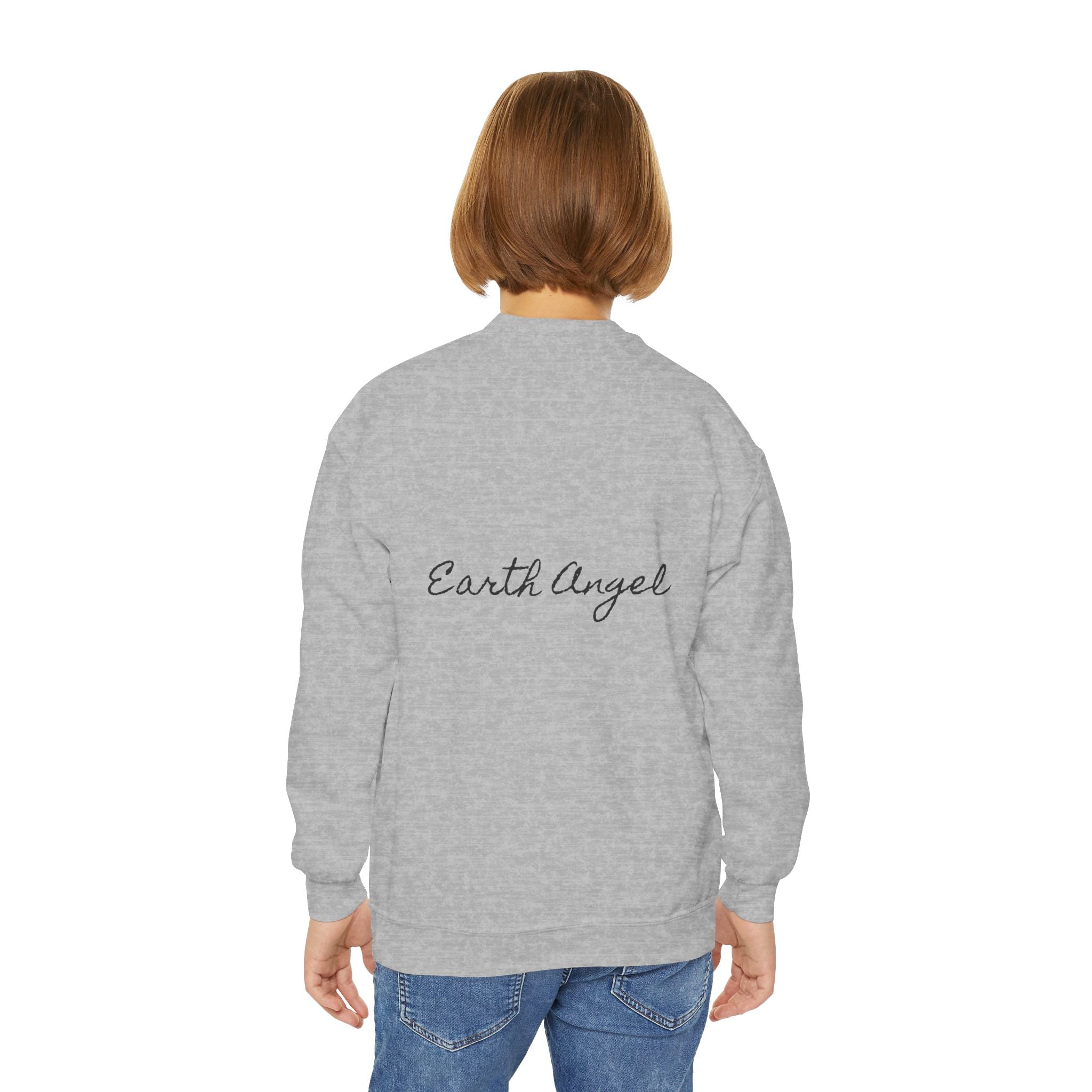 Earth Angel | Miracle of Roses Youth Crewneck Sweatshirt