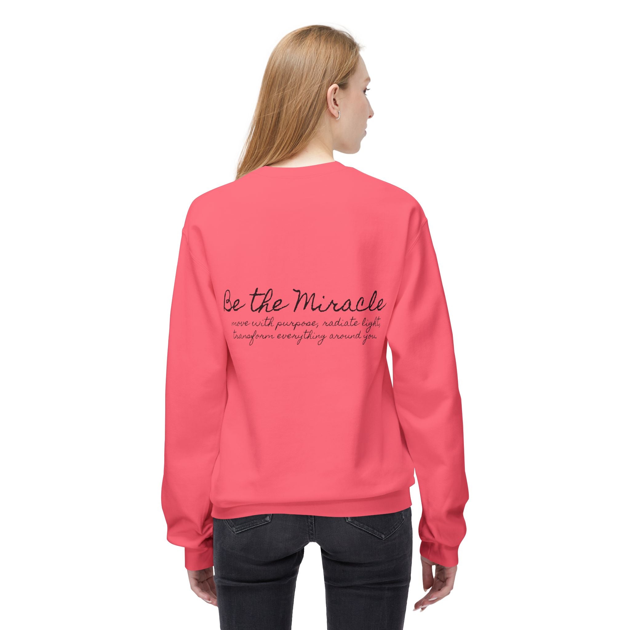 Be the Miracle | Miracle of Roses Crewneck Sweatshirt