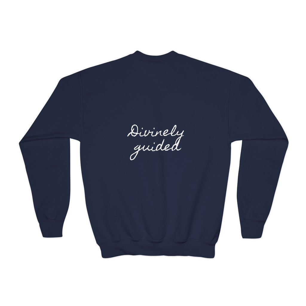 Divinely Guided | Miracle of Roses Youth Crewneck Sweatshirt