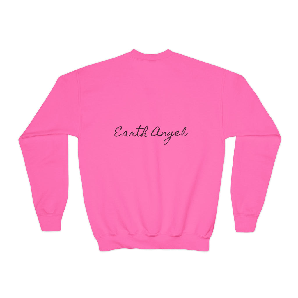 Earth Angel | Miracle of Roses Youth Crewneck Sweatshirt