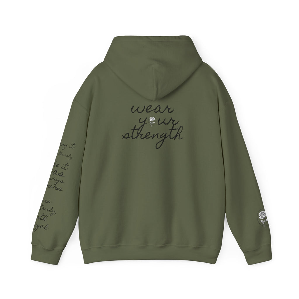 Wear your Strength-Radiate | Miracle of Roses Hoodie