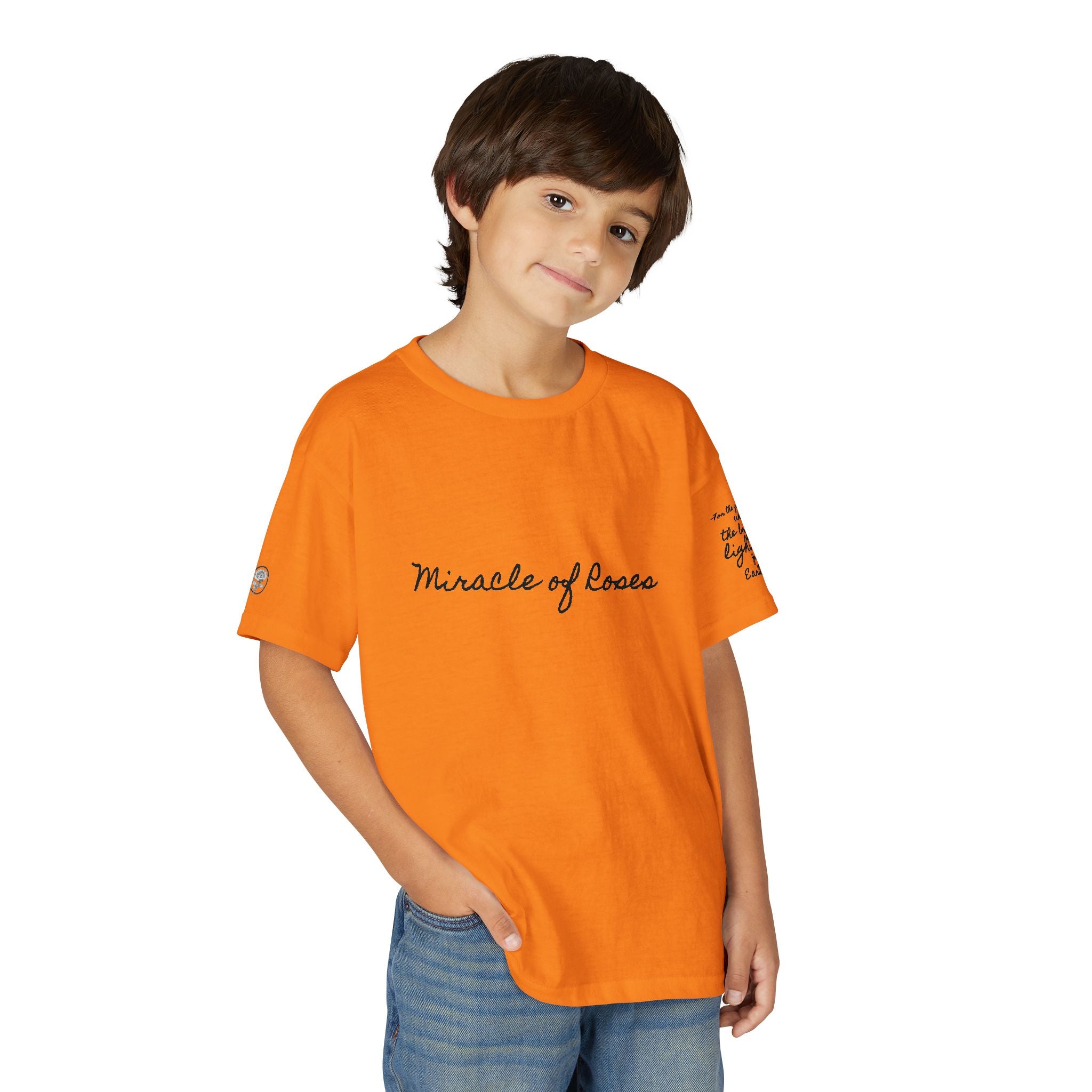 Earth Angel Brightest Light | Miracle of Roses Youth Tee