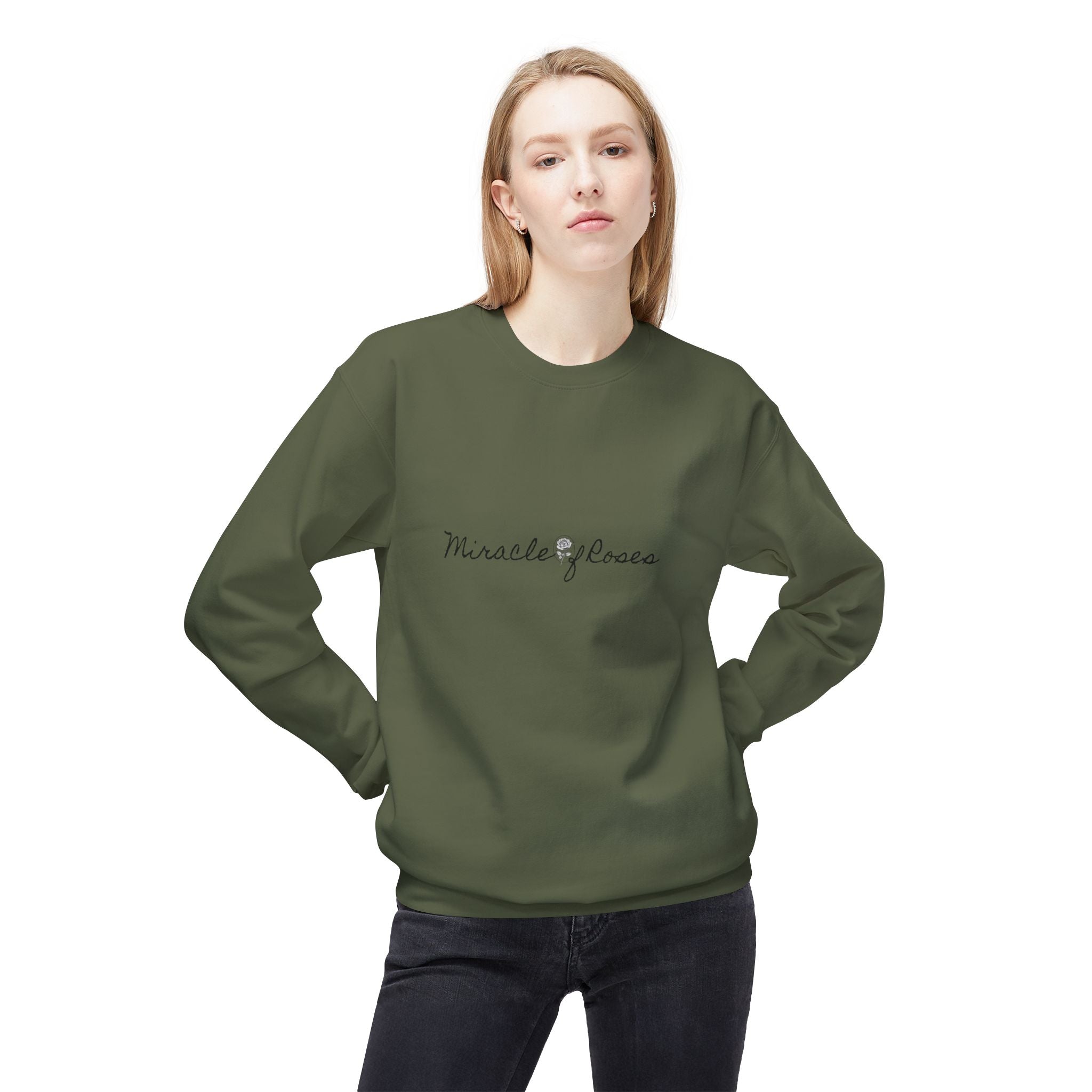 Thorns & All | Miracle of Roses Crewneck Sweatshirt