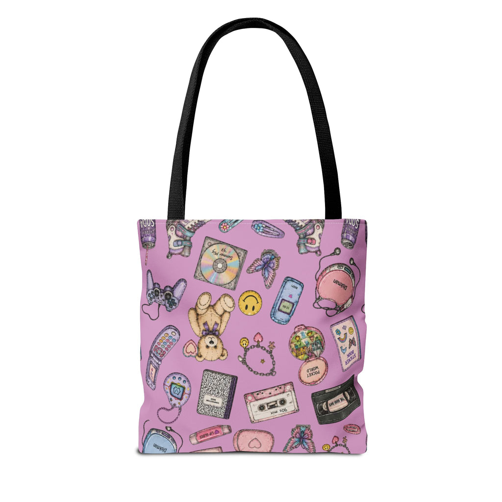 Rewind | Miracle of Roses Tote Bag-Purple