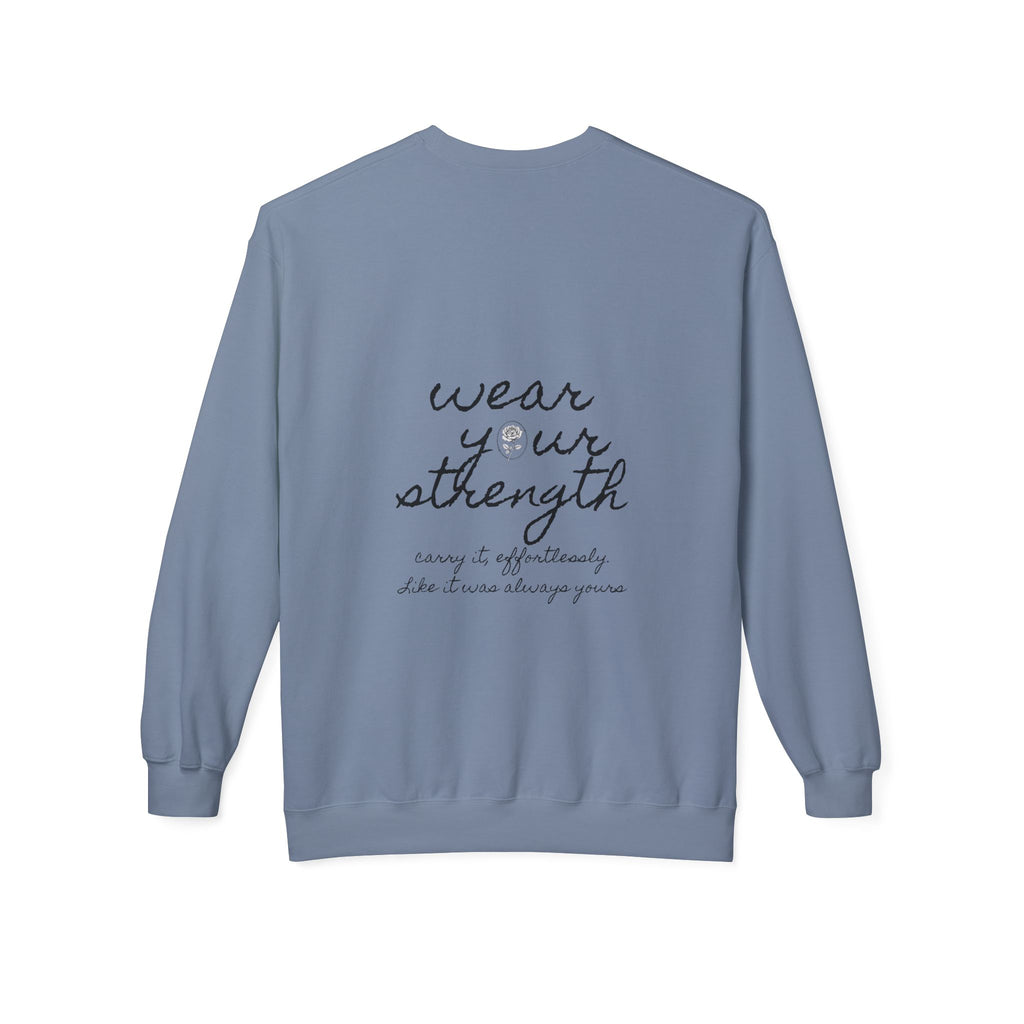 Wear your Strength | Miracle of Roses Crewneck Sweatshirt