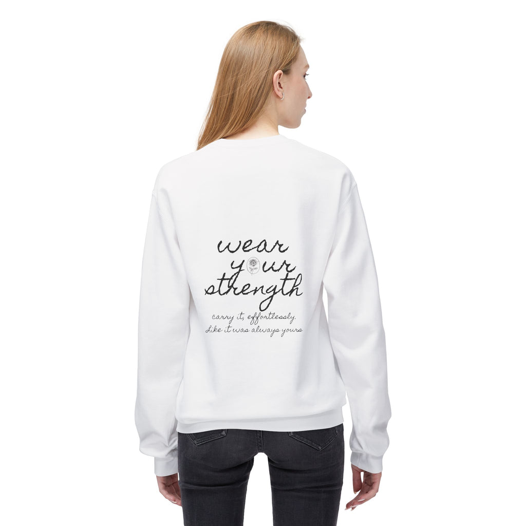 Wear your Strength | Miracle of Roses Crewneck Sweatshirt