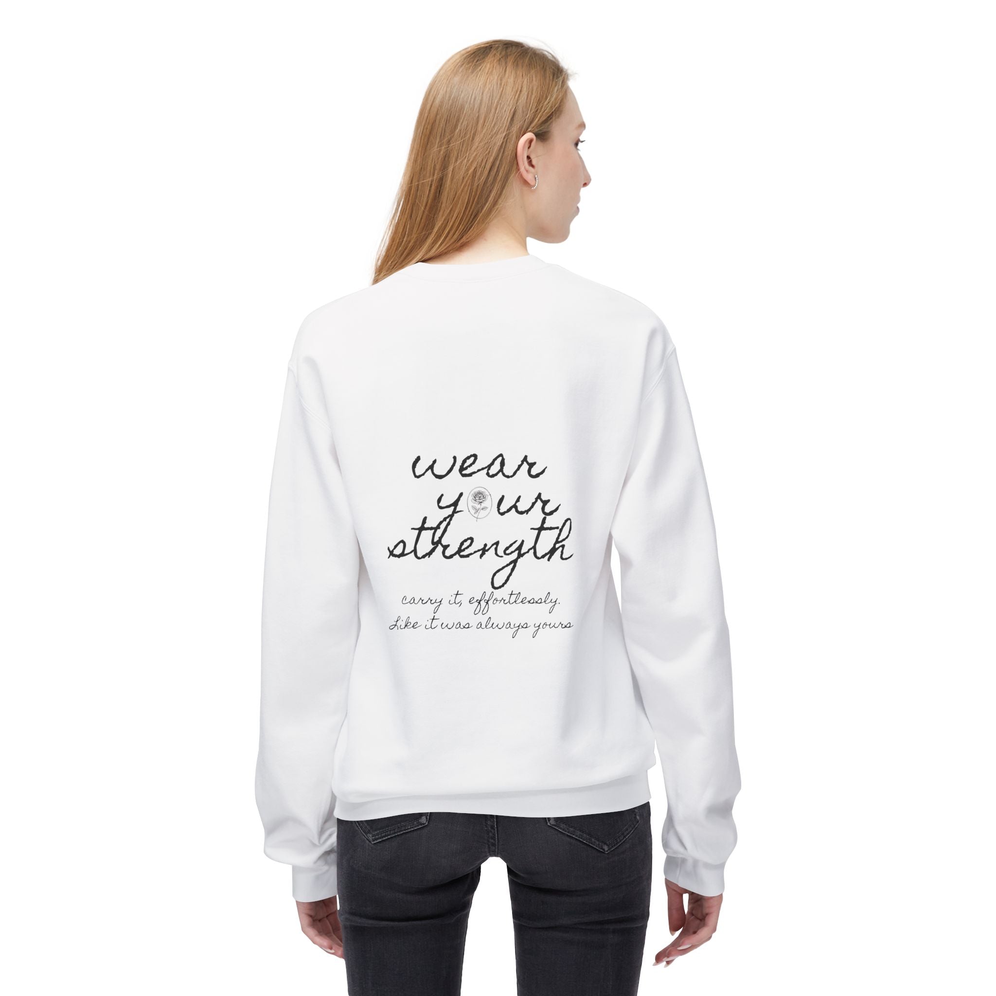 Wear your Strength | Miracle of Roses Crewneck Sweatshirt