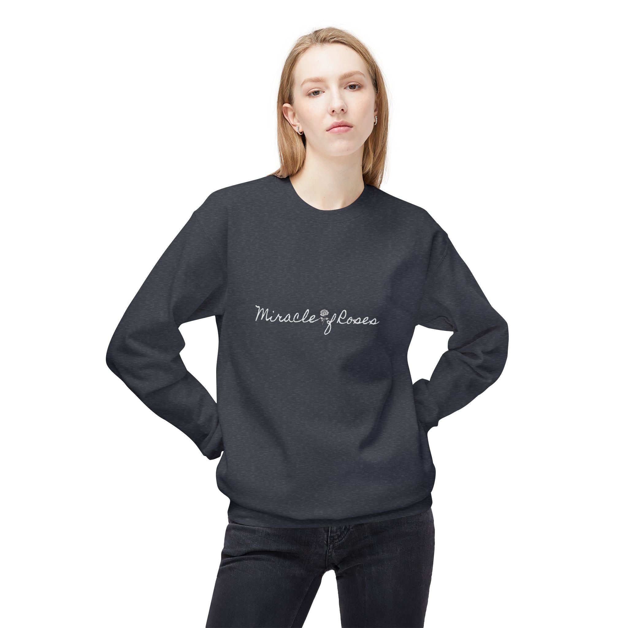 Authentic Self | Miracle of Roses Crewneck Sweatshirt