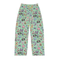 Soft Nights | Miracle of Roses Pajama Pants-Blue