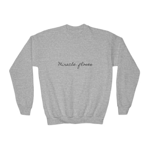 Divinely Guided | Miracle of Roses Youth Crewneck Sweatshirt